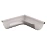 Lindab Rainline External Gutter Angle 90° RVY 125mm Silver Metallic