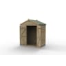 Forest Garden 4LIFE Apex Shed 6x4 Double Door No Window