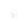 Forest Garden 4LIFE Apex Shed 6x4 Double Door No Window