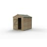 Forest Garden 4LIFE Apex Shed 6x8 Single Door No Window - Installed