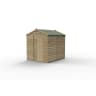 Forest Garden 4LIFE Apex Shed 6x8 Single Door No Window - Installed