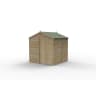 Forest Garden 4LIFE Apex Shed 7x7 Double Door No Window
