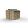 Forest Garden 4LIFE Apex Shed 8x10 Double Door No Window - Installed