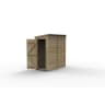 Forest Garden 4LIFE Pent Shed 6x3 Single Door No Windows - Installed