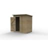 Forest Garden 4LIFE Pent Shed 6x4 Single Door No Windows