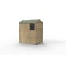 Forest Garden 4LIFE Reverse Apex Shed 6x4 Single Door 1 Window - Installed
