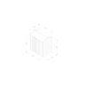 Forest Garden 4LIFE Reverse Apex Shed 6x4 Single Door No Windows