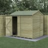 Forest Garden 4LIFE Reverse Apex Shed 8x6 Single Door No Windows