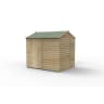 Forest Garden 4LIFE Reverse Apex Shed 8x6 Single Door No Windows