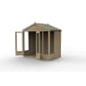 Forest Garden 4LIFE Apex Summerhouse 7x5 Double Door 4 Window