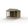 Forest Garden 4LIFE Apex Summerhouse 8x10 Double Door 6 Window