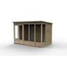 Forest Garden 4LIFE Pent Summerhouse 10x6 Double Door 5 Window