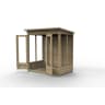 Forest Garden 4LIFE Pent Summerhouse 6x4 Double Door 5 Window