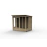 Forest Garden 4LIFE Pent Summerhouse 7x5 Double Door 4 Window