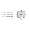 Forest Overlap Pressure Treated Apex Shed without Windows 4 x 3ft