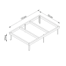 Forest Shed Base for 6 x 4ft Forest Tongue & Groove Sheds