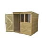 Forest Tongue & Groove Pressure Treated 7 x 5ft Pent Shed