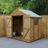 Forest Overlap Pressure Treated Apex Shed 7 x 5ft