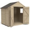 Forest Overlap Pressure Treated Apex Shed 7 x 5ft