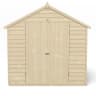 Forest Overlap Pressure Treated Double Door Apex Shed 7 x 7ft