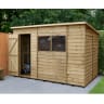 Forest Overlap Pressure Treated Pent Shed 10 x 6ft