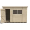 Forest Overlap Pressure Treated Pent Shed 10 x 6ft