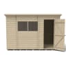 Forest Overlap Pressure Treated Pent Shed 10 x 6ft