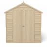 Forest Overlap Pressure Treated Double Door Apex Shed 10 x 6ft