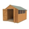 Forest Shiplap Dip Treated Double Door Apex Shed 10 x 8ft