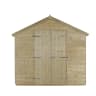 Forest Shiplap Pressure Treated Double Door Apex Shed 10 x 8ft