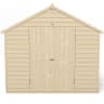 Forest Overlap Pressure Treated Double Door Apex Shed 12 x 8ft