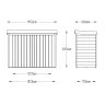 Forest Pent Pressure Treated Large Outdoor Store 1450 x 1950 x 870mm