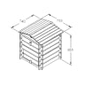 Forest Beehive Compost Bin 860 x 750 x 740mm