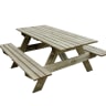 Forest Small Rectangular Picnic Table 700 x 1500 x 1500mm