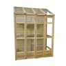 Forest Victorian Tall Wall Greenhouse with Auto Vent 1980 x 1470 x 740mm