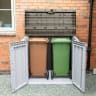 Forest Extra Large Garden Storage Unit / Bin Store 1200L Grey