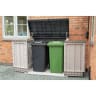 Forest Extra Large Garden Storage Unit / Bin Store 1200L Grey