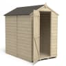 Forest Overlap Pressure Treated Apex Shed without Windows 6 x 4ft 