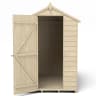 Forest Overlap Pressure Treated Apex Shed without Windows 6 x 4ft