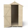 Forest Overlap Pressure Treated Apex Shed without Windows 6 x 4ft 