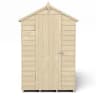 Forest Overlap Pressure Treated Apex Shed without Windows 6 x 4ft