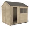 Forest Overlap Pressure Treated Reverse Apex Shed 8 x 6ft