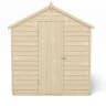 Forest Overlap Pressure Treated Apex Shed without Windows 8 x 6ft