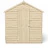 Forest Overlap Pressure Treated Apex Shed 8 x 6ft