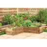 Forest Caledonian Corner Raised Bed 280 x 1310 x 1310mm