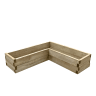 Forest Caledonian Corner Raised Bed 280 x 1310 x 1310mm