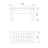 Forest Grow Bag Tray Container 600 x 1150 x 550mm