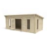 Forest Arley Cabin Double Glazed 6.0m x 3.0m with Polyester Felt 24kg (No Underlay)