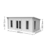 Forest Arley Cabin Double Glazed 6.0m x 3.0m with Polyester Felt 24kg (No Underlay)