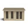 Forest Chiltern Log Cabin Double Glazed 4.0m x 3.0m with Felt 34kg (with Underlay)